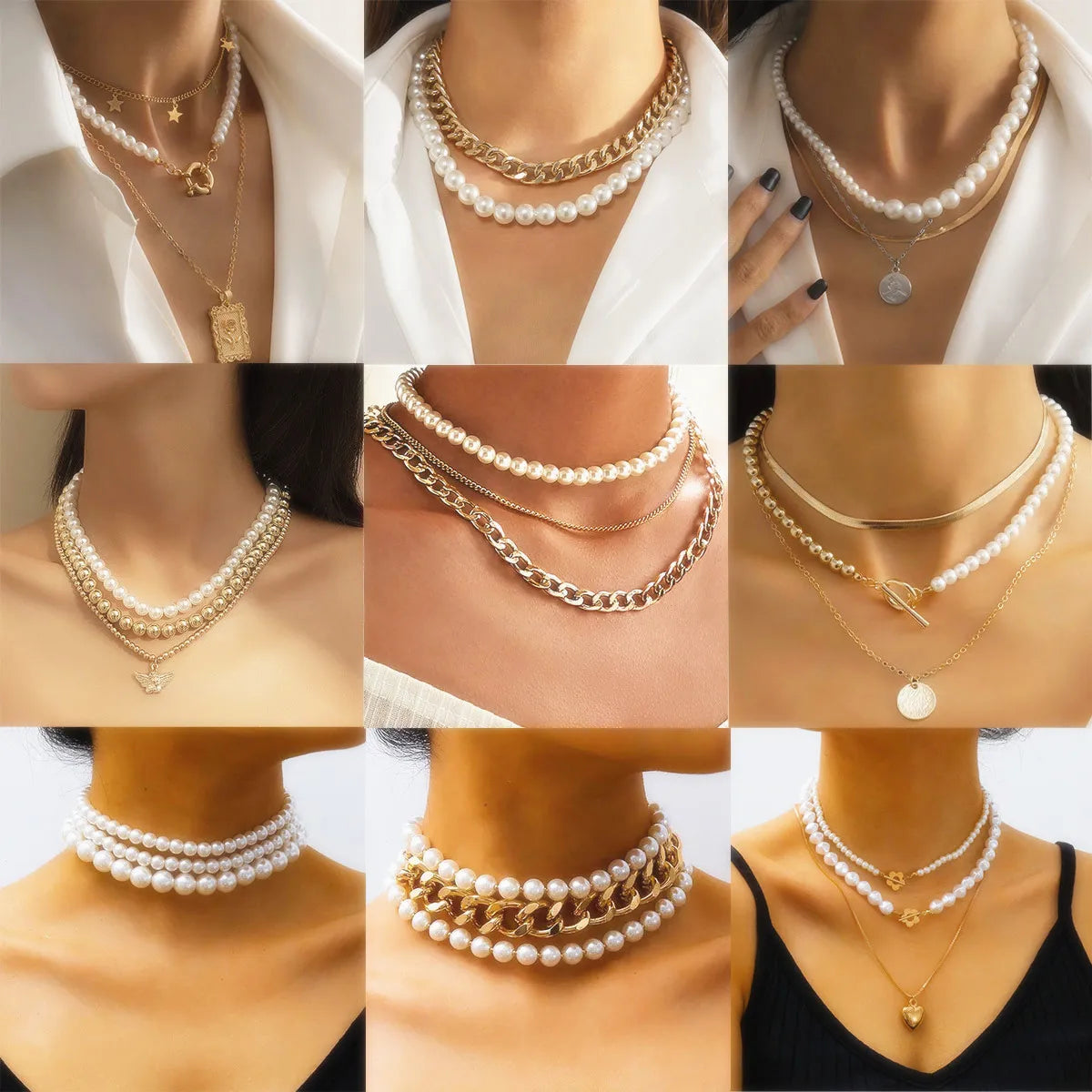 Pearly Choker Necklace