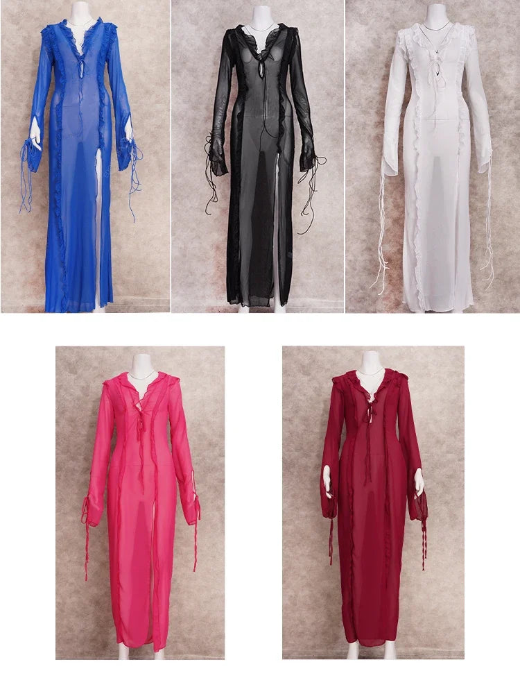 Peek-A-Boo Maxi Dress