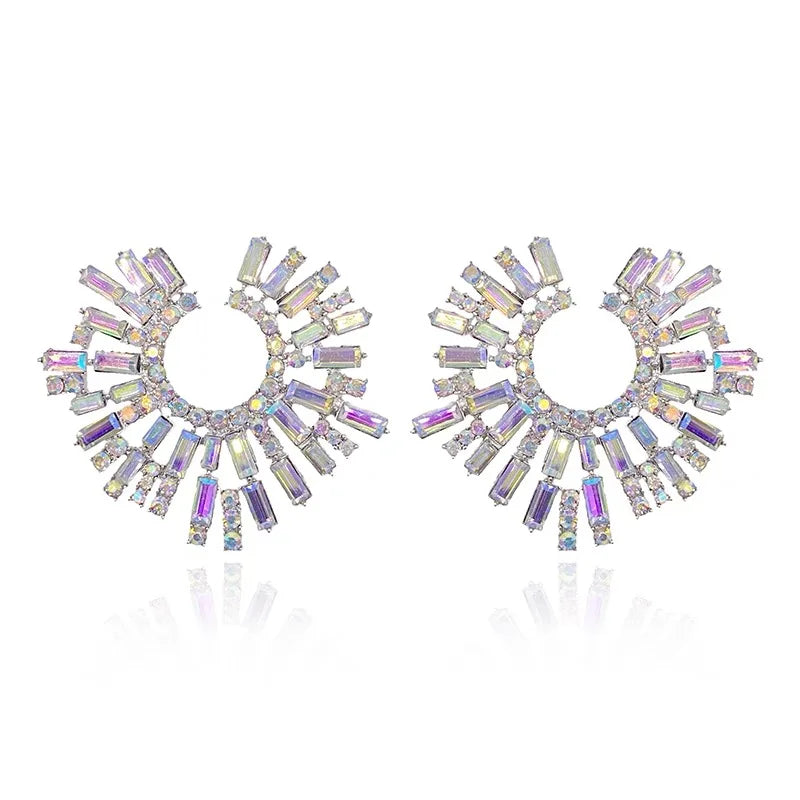Disco Stick Hoop Earrings