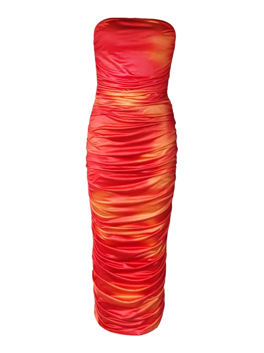 Tutti Frutti Mesh Maxi Dress
