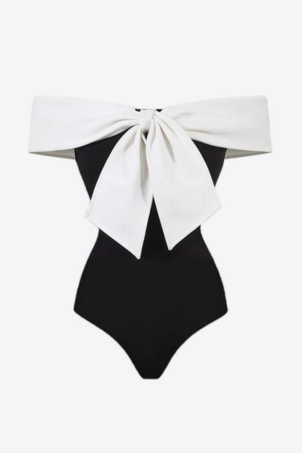 Contrast Bow Detail Two-Piece Swimsuit