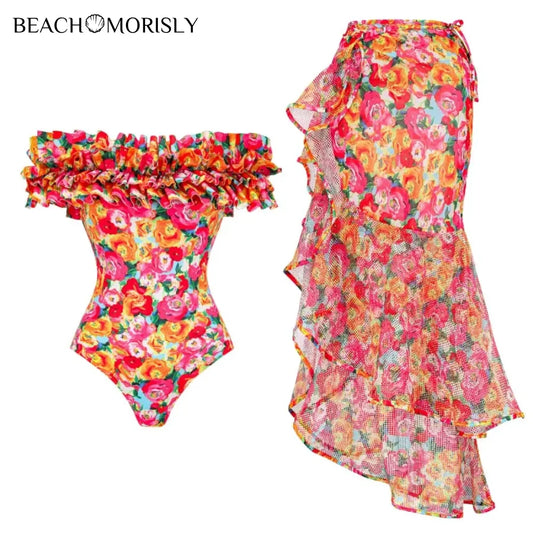 Easy Peasy Beach Breezy Swimsuit and coverup