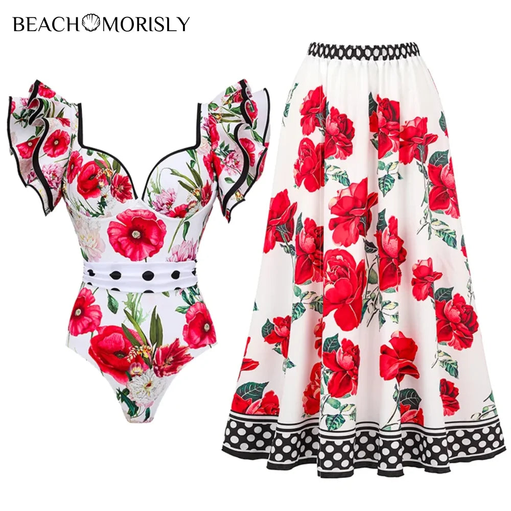 Easy Peasy Beach Breezy Swimsuit and coverup