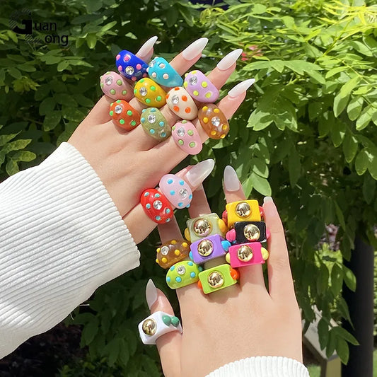 Gummy Bear Resin Rings