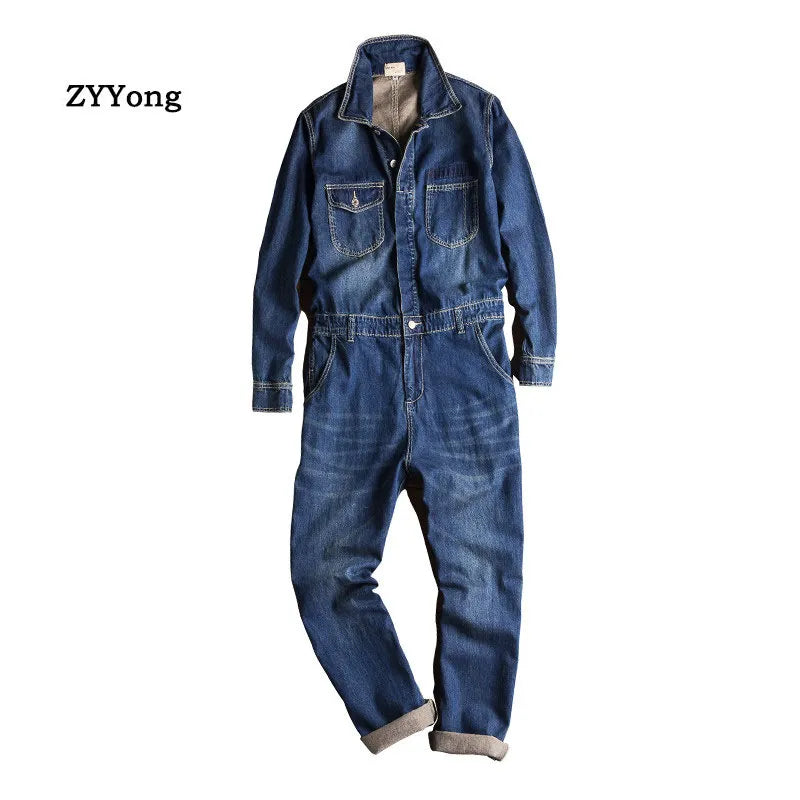 "Mr. Wilson" Women's/ Men's Fit Denim Jumpsuits