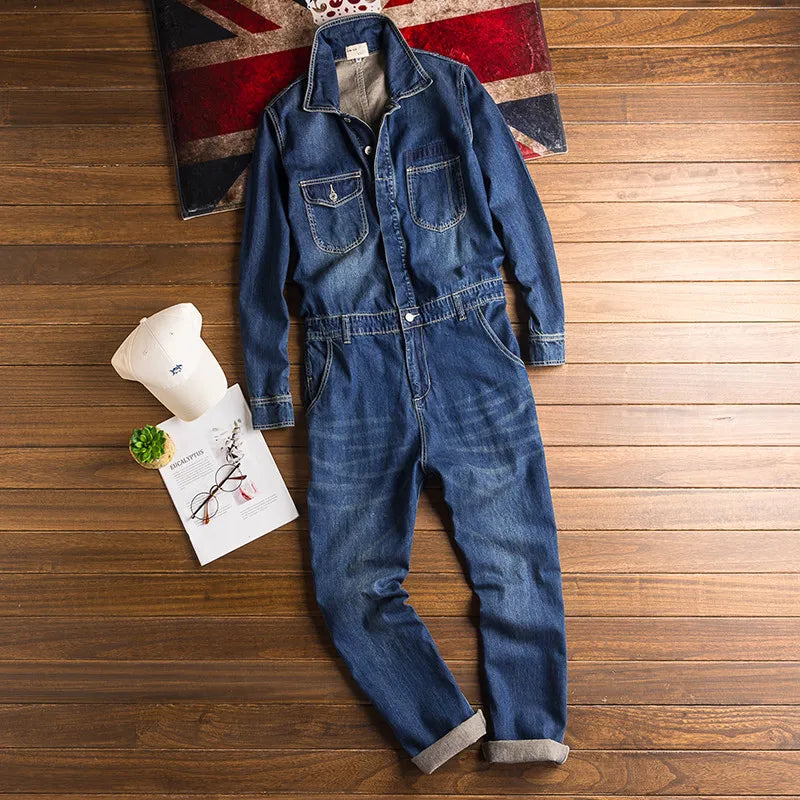 "Mr. Wilson" Women's/ Men's Fit Denim Jumpsuits