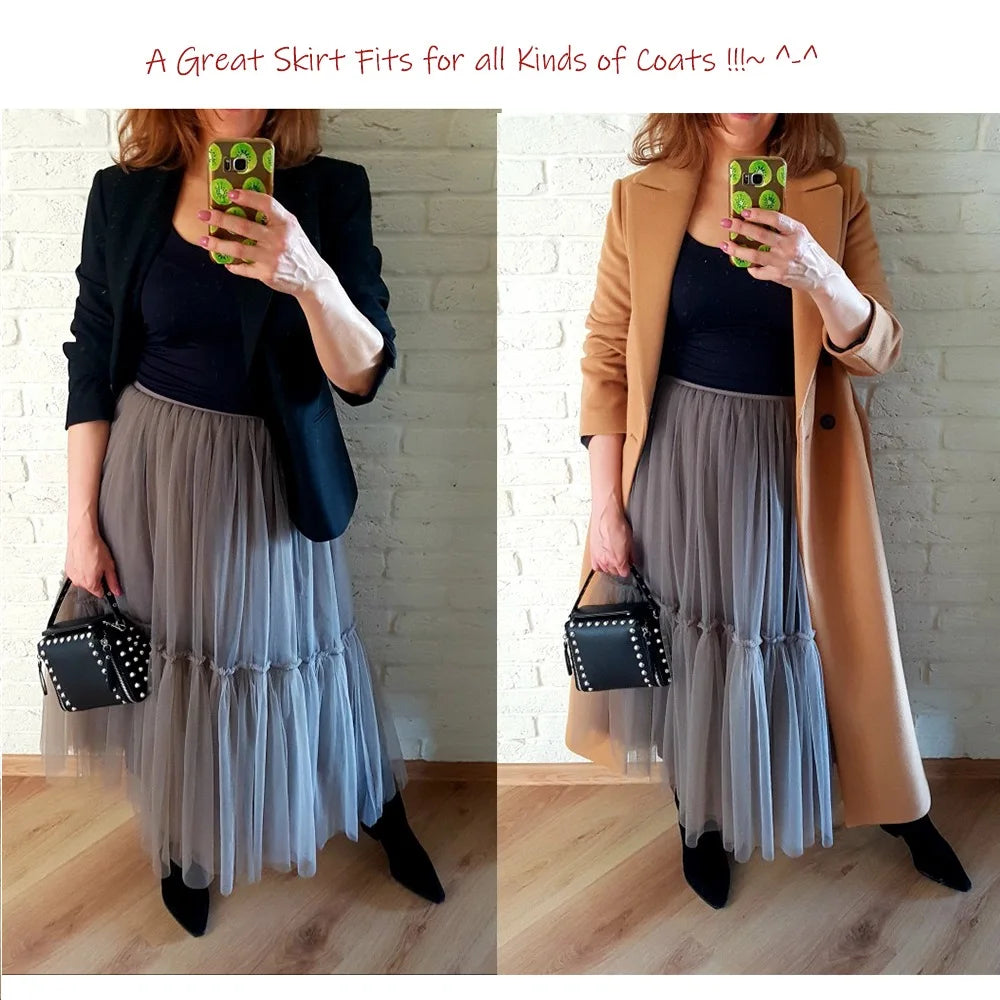 Maxi Tulle Skirt