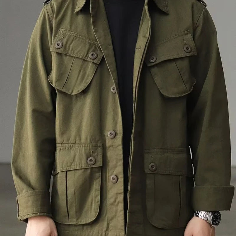 Mens Fit Cargo Jacket