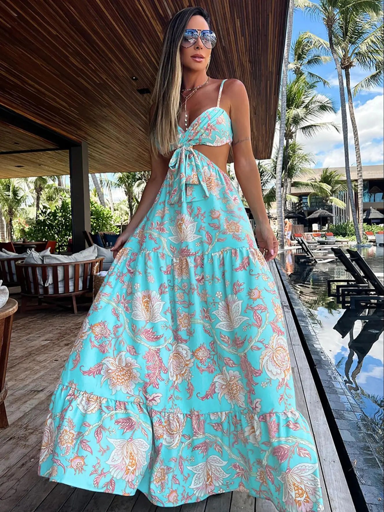 Dinner On The Resort Swimsuit coverup