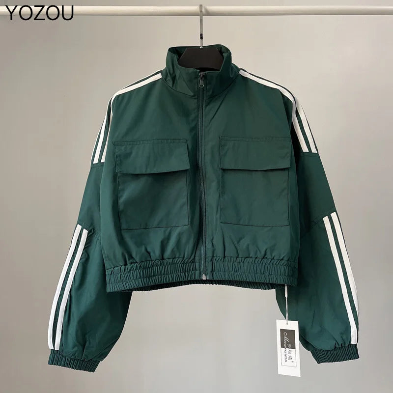 Not Adidas Cropped Cargo Jacket