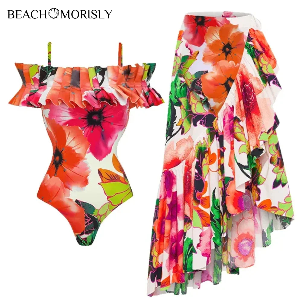 Easy Peasy Beach Breezy Swimsuit and coverup