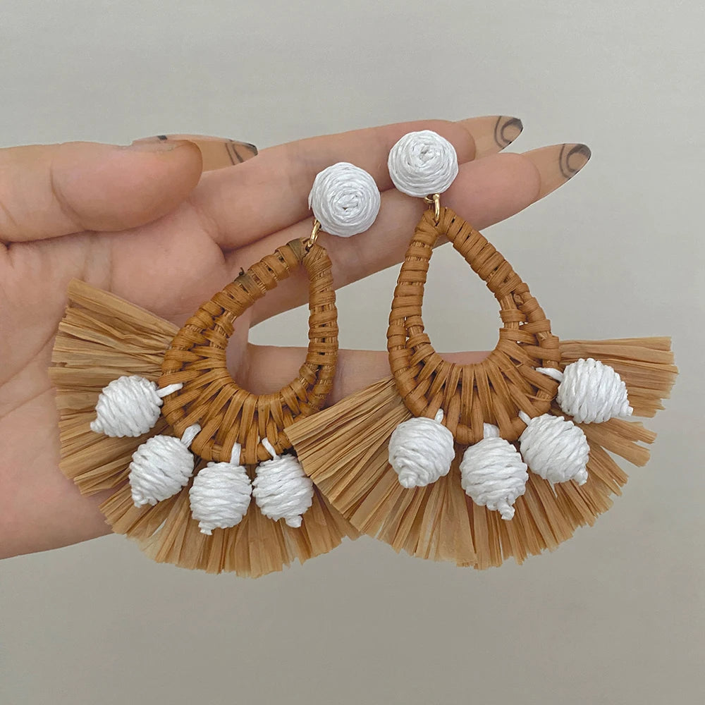 BoHo Beauty Rattan Earrings