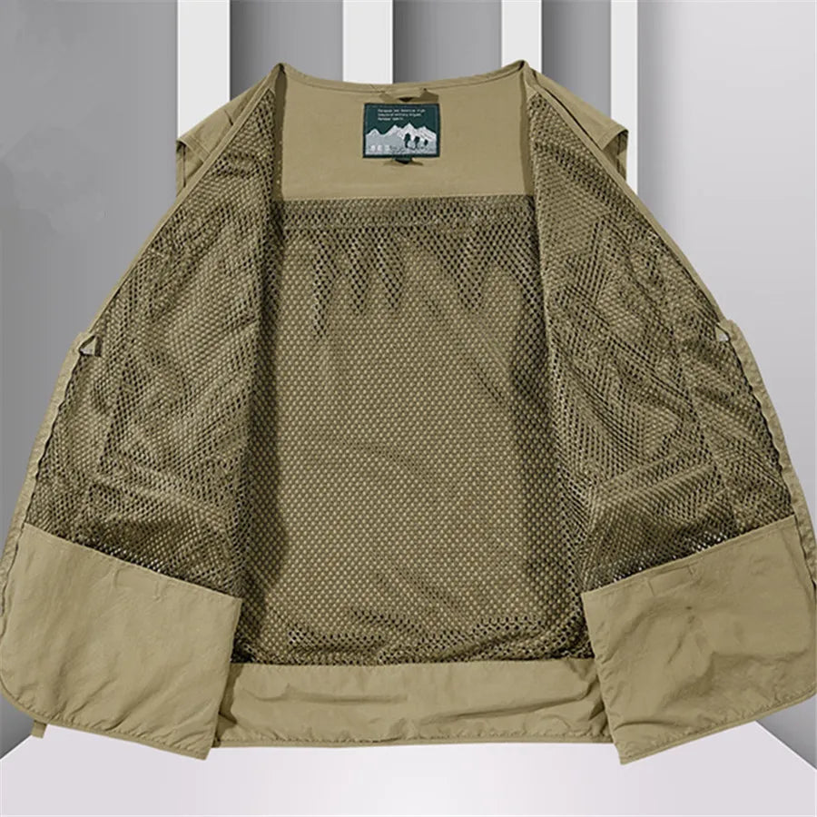 Mens Fit Cargo Vest/Jacket