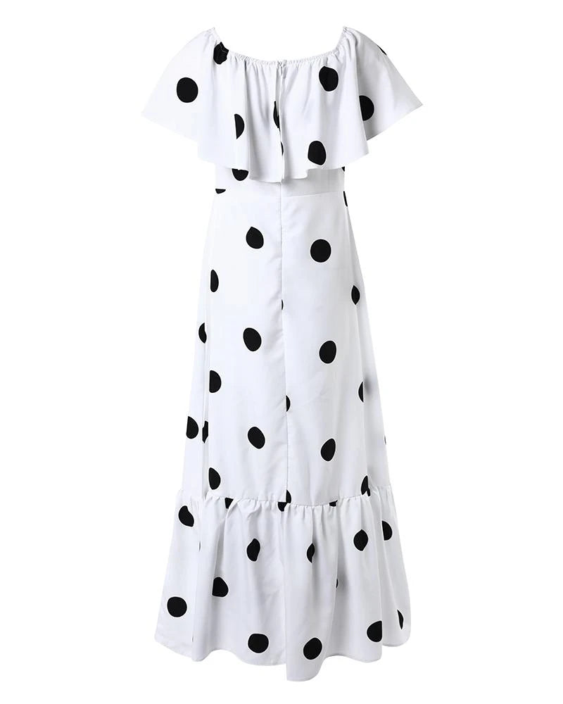 Polka Maxi Dress