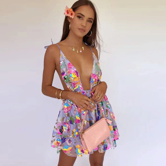 Flower Child Mini Dress