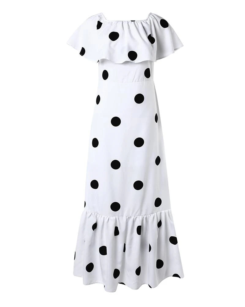 Polka Maxi Dress