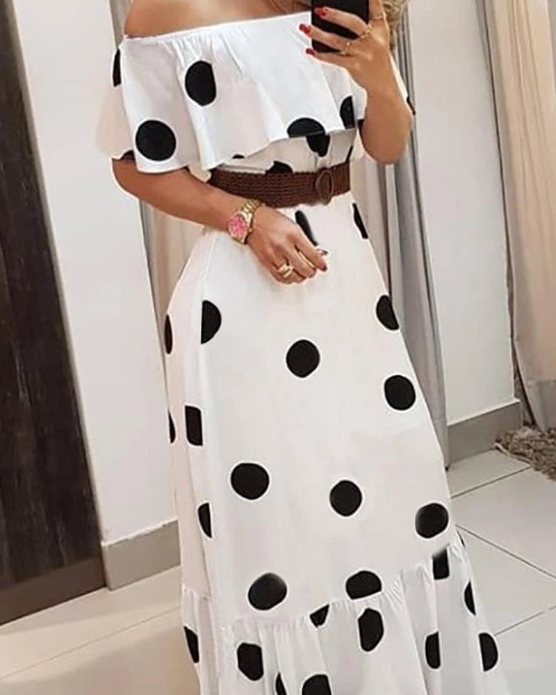 Polka Maxi Dress